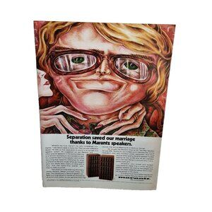 1974 Marantz Stereo Speakers We Sound Better Print Ad vintage 70s